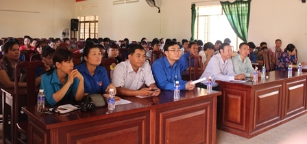 Các học viên tham dự Hội nghị tập huấn