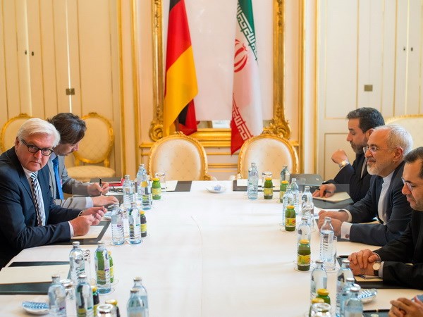 oàn cảnh vòng đàm phán về vấn đề hạt nhân giữa Iran và nhóm P5+1 tại Vienna, Áo ngày 7-7. (Nguồn: THX/TTXVN)