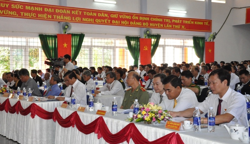 Các đại biểu tham dự đại hội