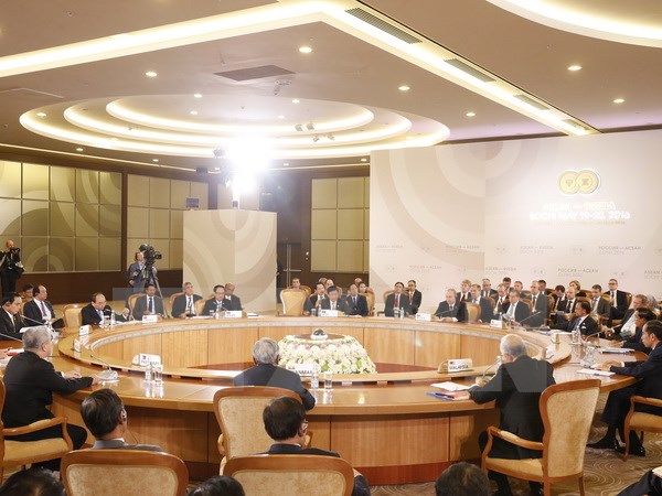 Toàn cảnh Hội nghị Cấp cao Kỷ niệm 20 năm Quan hệ đối thoại ASEAN-Nga. (Ảnh:TTXVN)