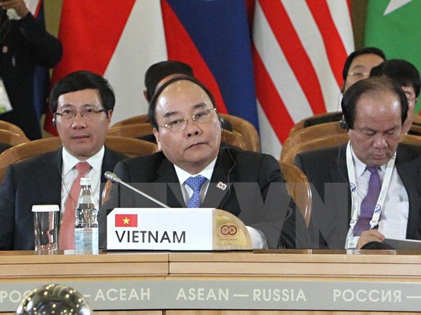 Thủ tướng Nguyễn Xuân Phúc phát biểu tại hội nghị. (Ảnh: TTXVN)