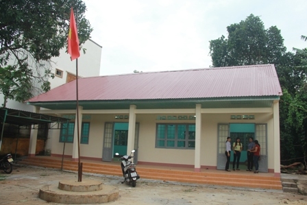 2 phòng học của phân hiệu Trường Tiểu học Trần Quốc Tuấn vừa được hoàn thành sẵn sàng bước vào năm học mới.