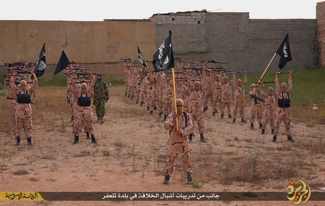 Các chiến binh nhí của IS. (Nguồn: AP)