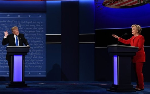 Bà Clinton đã thể hiện rất tốt trước đối thủ Donald Trump. Ảnh: AP