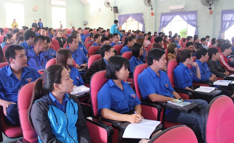 Các học viên tham gia lớp tập huấn