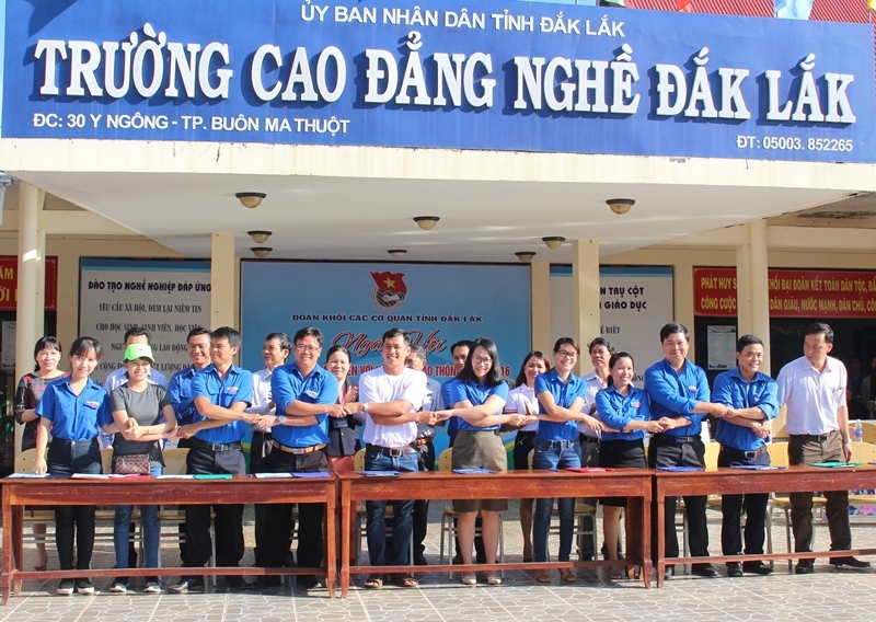 Các đơn vị cam kết hưởng ứng phong trào 