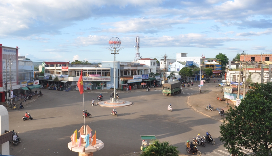 Trung tâm huyện Krông Ana.
