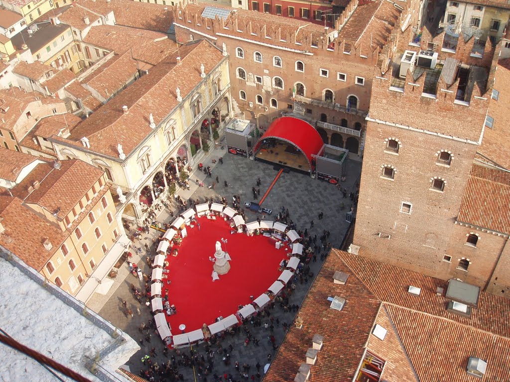 Khung cảnh lễ hội tình yêu Verona (Italia).