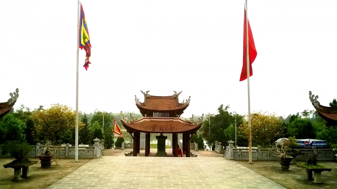 Đền thờ Quốc Tổ Lạc Long Quân - một không gian linh thiêng nơi đất Tổ.