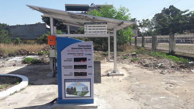 Thiết bị đo hệ thống phát điện mặt trời được lắp đặt tại huyện Ea Súp 