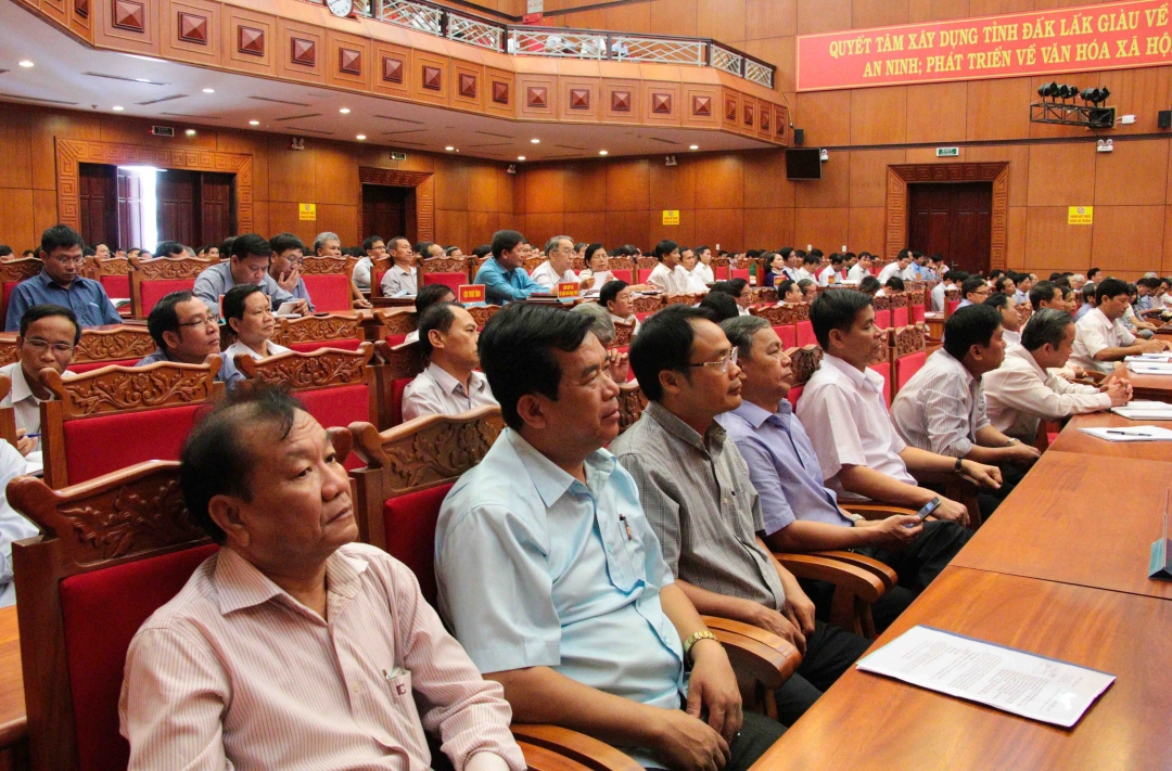 Các đại biểu tham dự hội nghị. Ảnh: H.Gia
