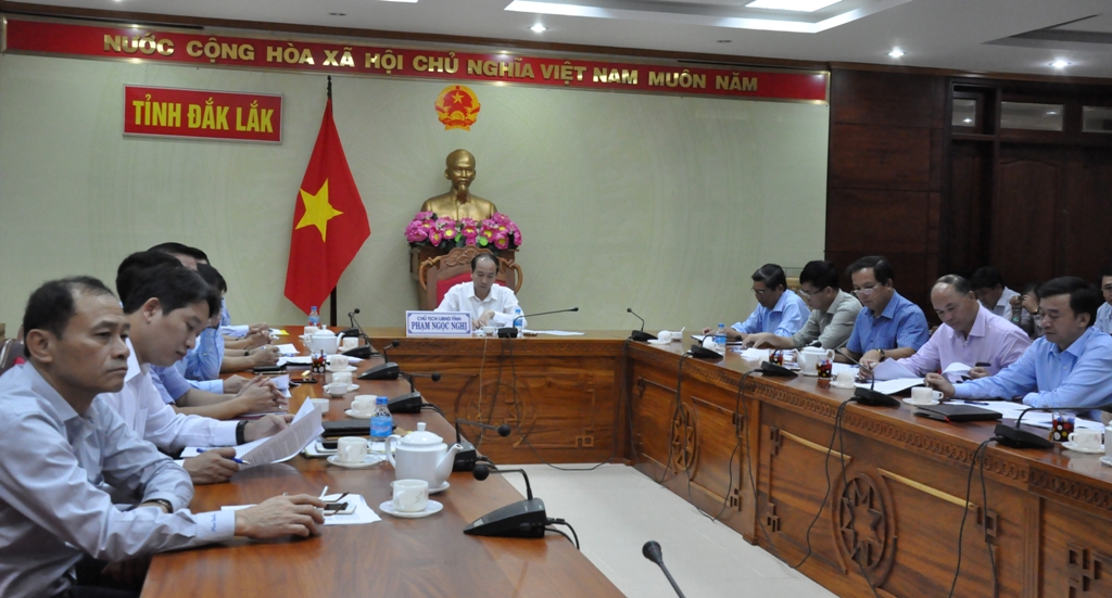 Các đại biểu dự hội nghị tại điểm cầu Đắk Lắk