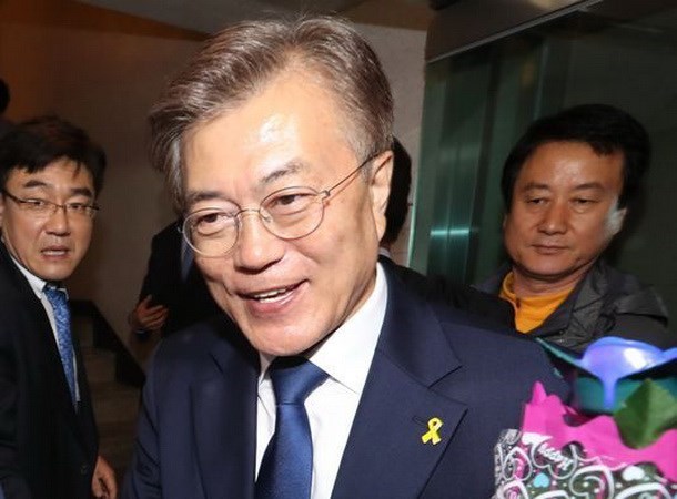 Tân Tổng thống Hàn Quốc Moon Jae-in. (Nguồn: EPA)