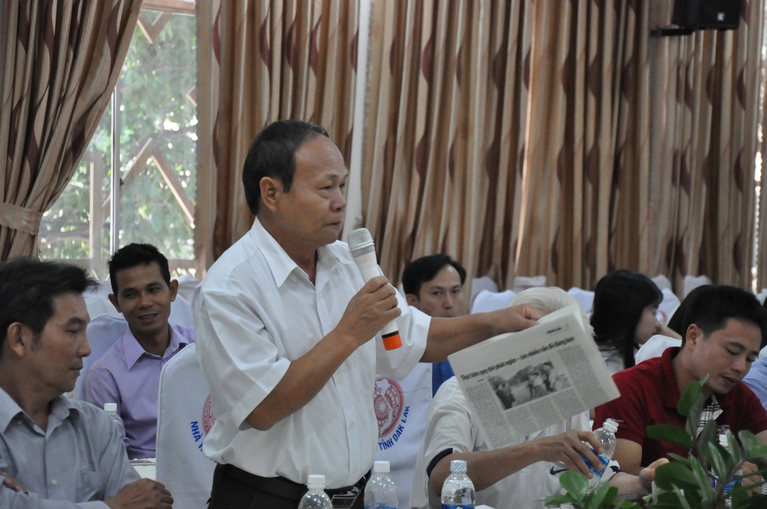 Nguyên Phó Tổng Biên tập Báo Đắk Lắk Đinh Hữu trường chia sẻ về những bước tiến bộ vượt bậc của Báo Đắk Lắk