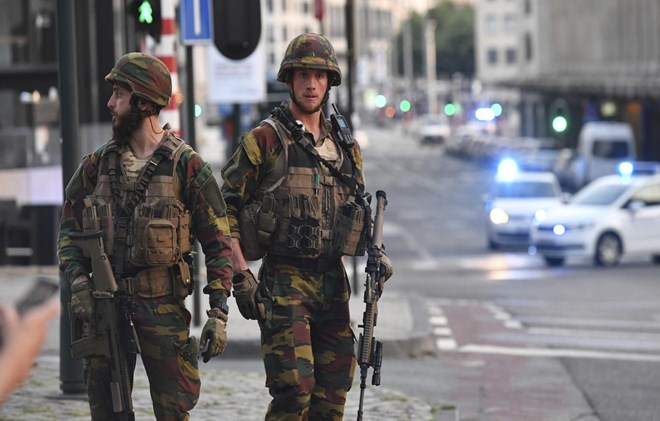n ninh được tăng cường sau vụ đánh bom ở Brussels. (Nguồn: AP)