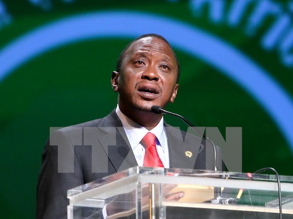 Tổng thống Kenya Uhuru Kenyatta. (Nguồn: THX/TTXVN)