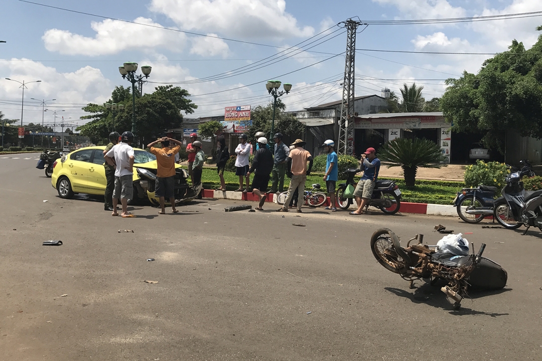 Hiện trường vụ tai nạn