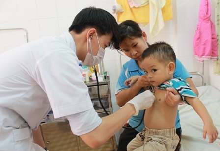 Một trường hợp mắc viêm phổi điều trị tại khoa Nhi tổng hợp