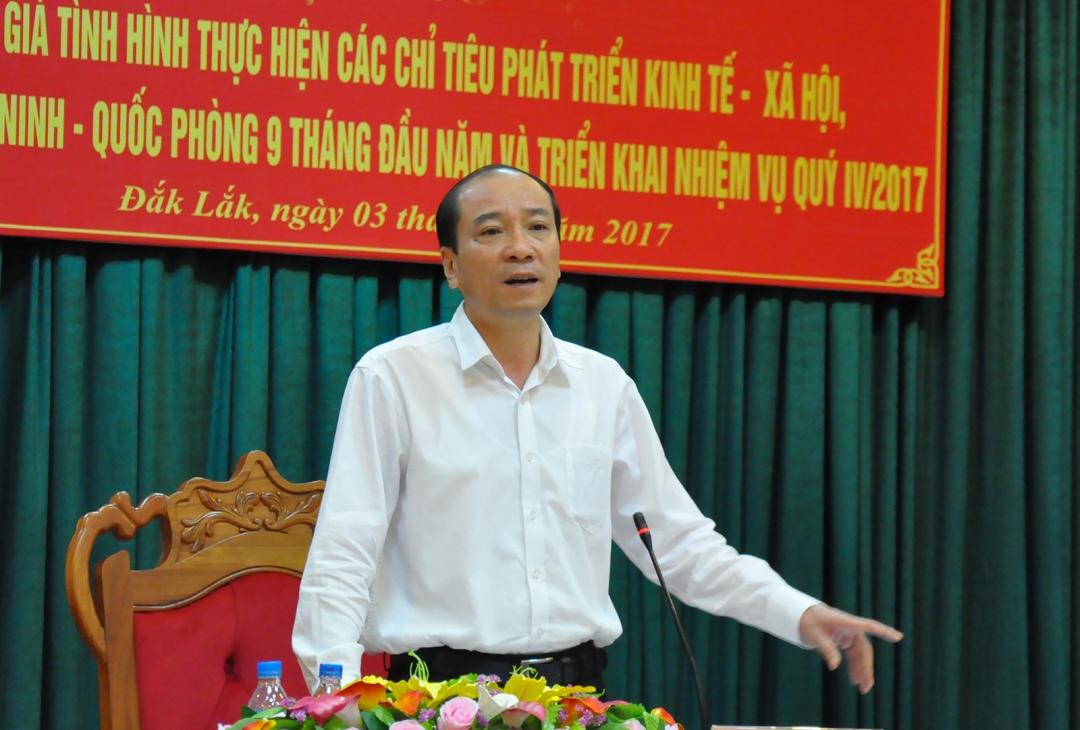 Chủ tịch UBND tỉnh Phạm Ngọc Nghị chủ trì hội nghị