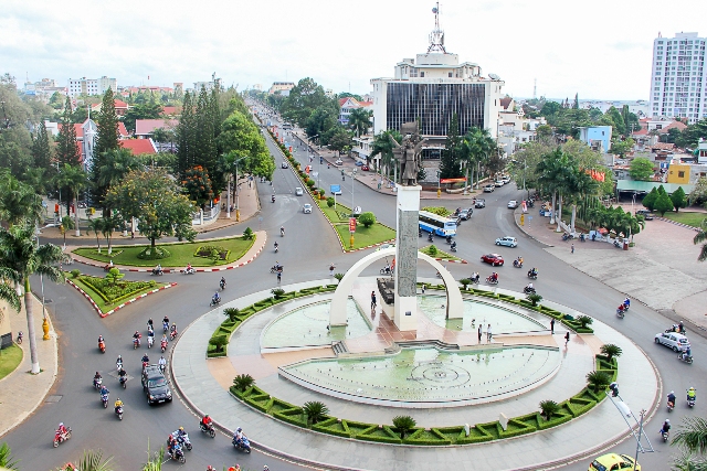 Ngã Sáu – TP. Buôn Ma Thuột. Ảnh: Hoàng Gia