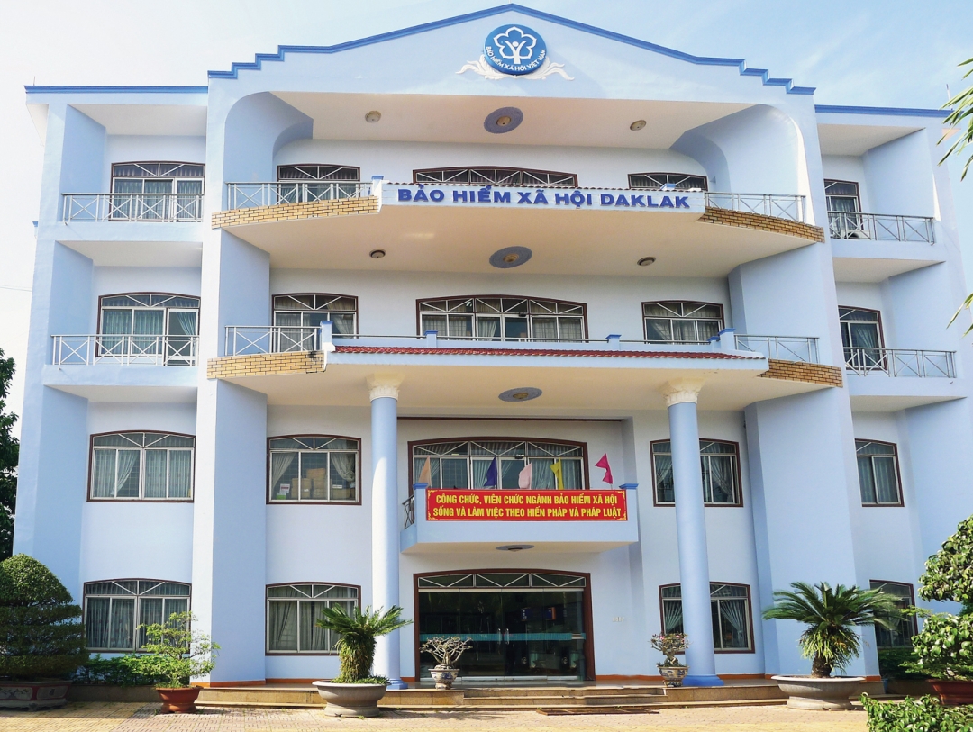 Trụ sở BHXH Đắk Lắk.