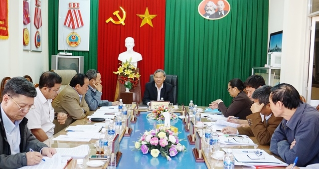 Quang cảnh kỳ họp. 