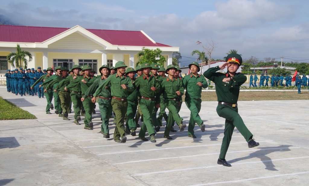 Các đơn vị tham gia duyệt đội ngũ