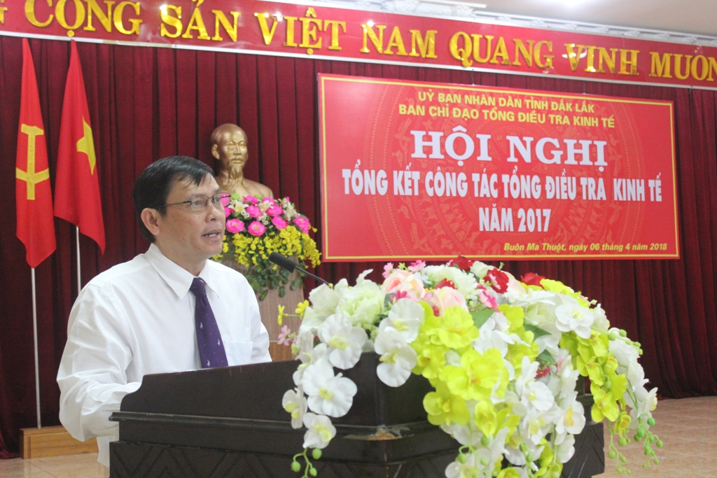 Phó Chủ tịch UBND tỉnh phát biểu tại hôi nghị