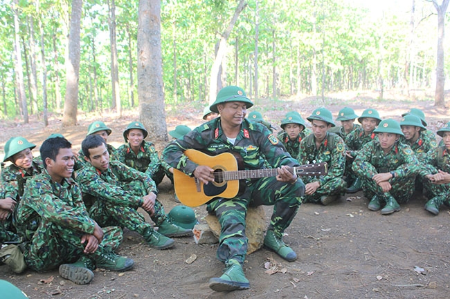 Phút giải lao trên thao trường.   