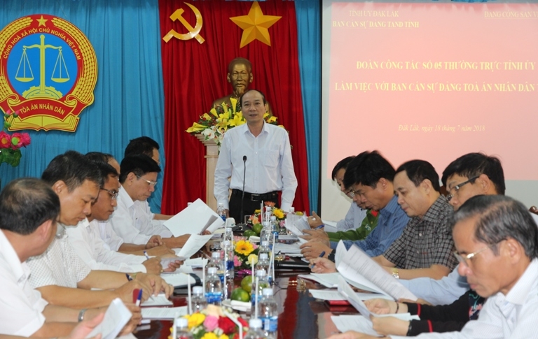 Phó Bí thư Tỉnh ủy, Chủ tịch UBND tỉnh Phạm Ngọc Nghị phát biểu tại buổi làm việc.