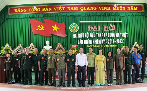 Ban chấp hành Hội Cựu TNXP TP. Buôn Ma Thuột khóa III, nhiệm kỳ 2018 - 2023 ra mắt và nhận nhiệm vụ