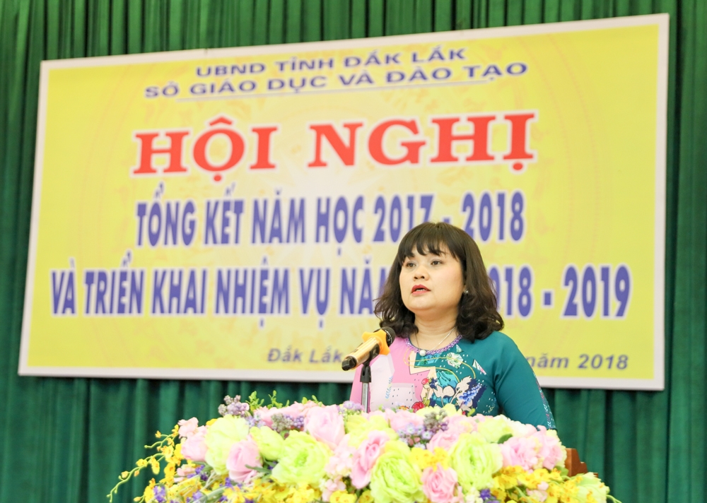 Phó Chủ tịch UBND tỉnh HYim Kđoh phát biểu chỉ đạo tại Hội nghị.