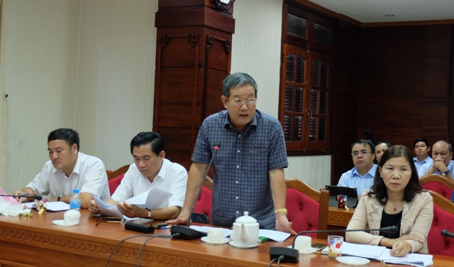 Đại tham dự cuộc họp phát biểu ý kiến