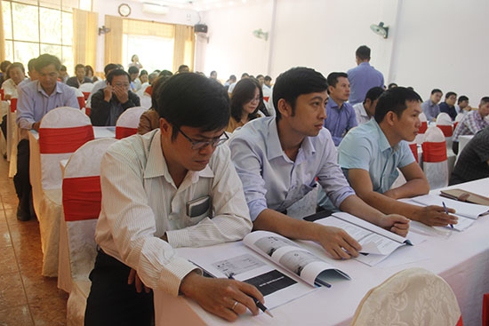 Các học viên tham gia lớp tập huấn