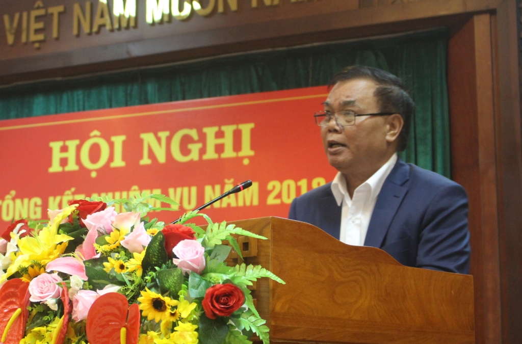 Bí thư Tỉnh ủy Êban Y Phu phát biểu chỉ đạo tại hội nghị