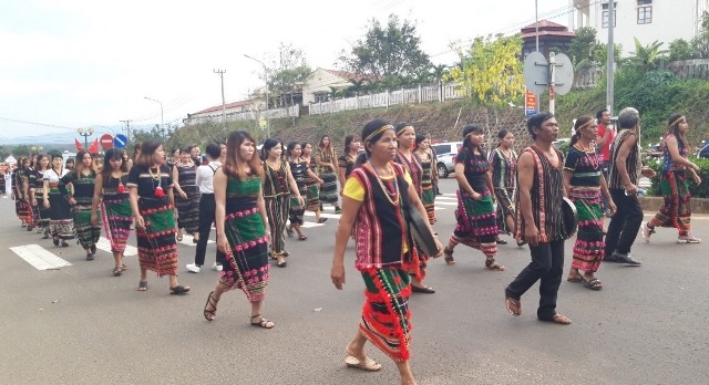 Đoàn nghệ nhân tỉnh Đắk Nông...