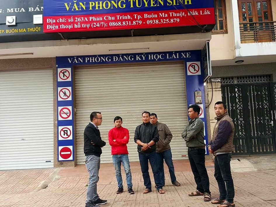 Văn phòng tuyển sinh tại số 263A Phan Chu Trinh, TP. Buôn Ma Thuột hiện đã đóng cửa.