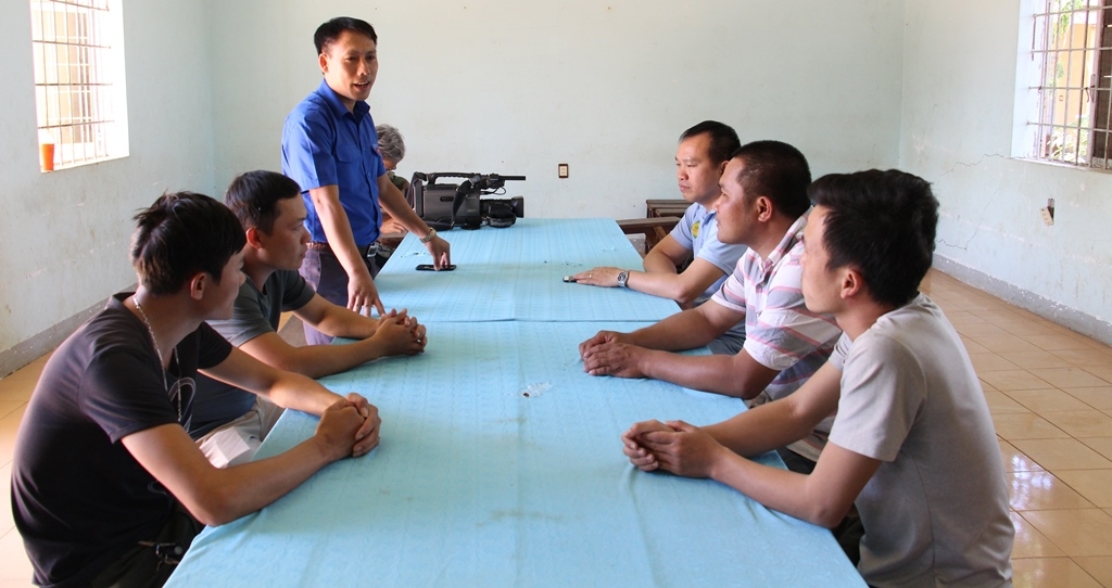 Phó Bí thư Tỉnh Đoàn Nguyễn Ngọc Hoàng thăm, chúc Tết