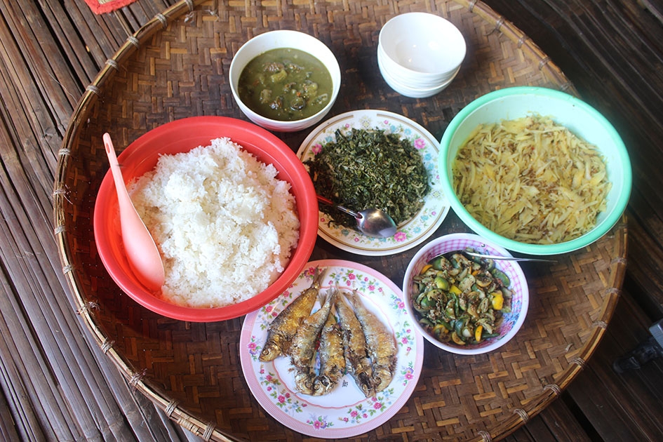 Một số món ăn truyền thống của người Êđê. 