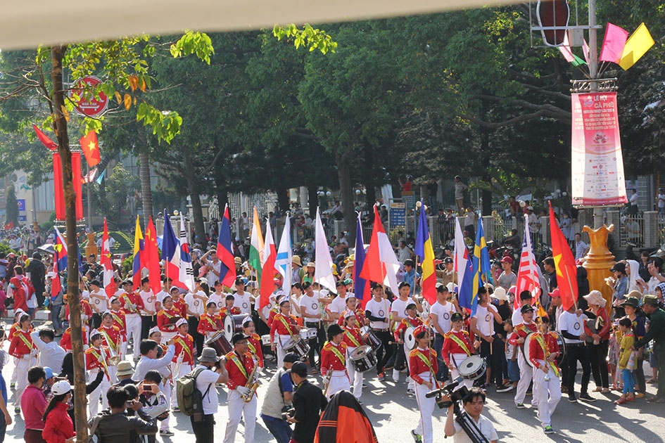 Lễ hội đường phố trong khuôn khổ Lễ hội Cà phê năm 2017.