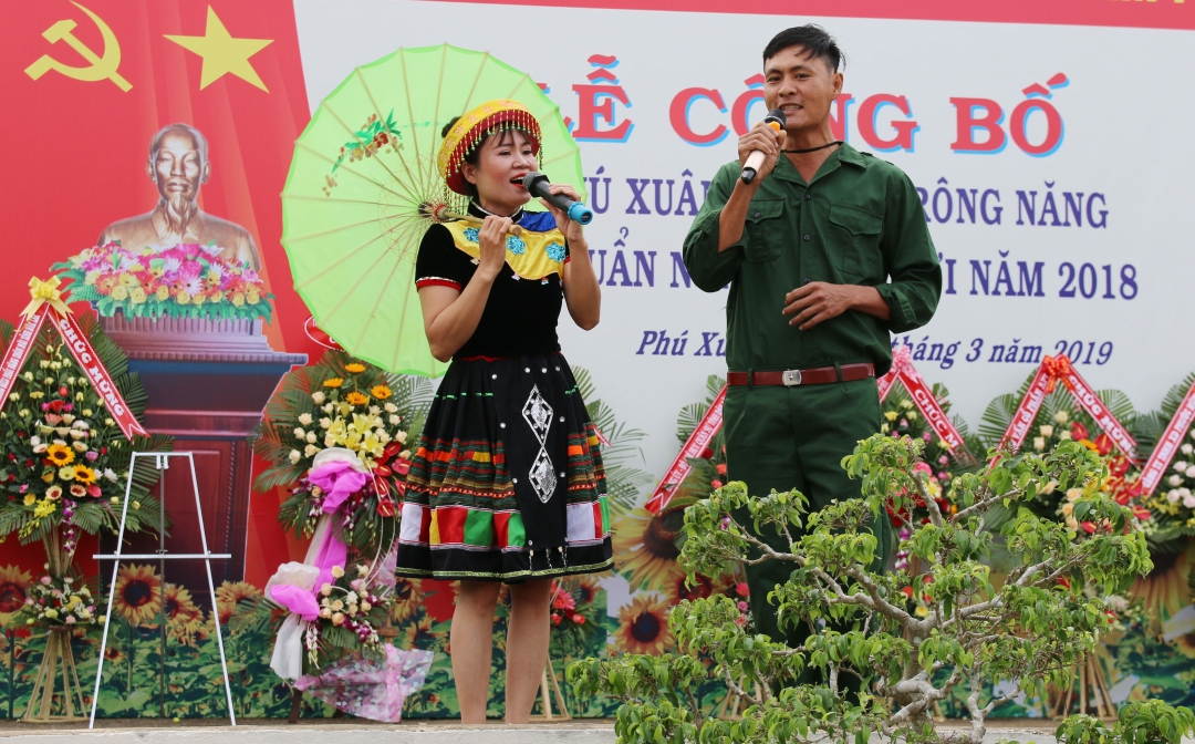 Chương trình nghệ thuật tại buổi lễ. 