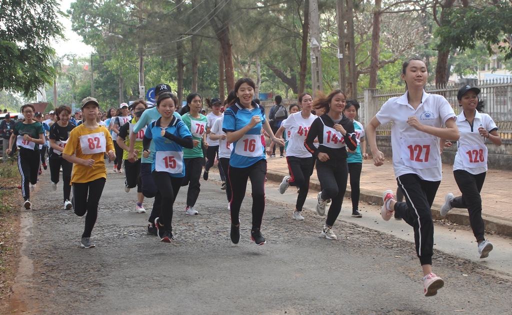 Các vận động viên tham gia môn marathon