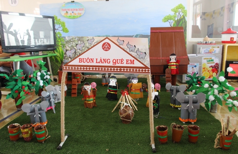 Một sản phẩm dự thi của Phòng GD-ĐT TP. Buôn Ma Thuột sau khi hoàn thành. 