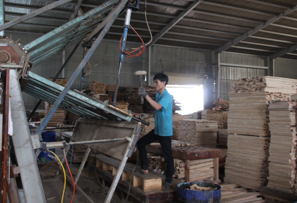 Một doanh nghiệp hoạt động trong Cụm công nghiệp Tân An 2, TP. Buôn Ma Thuột