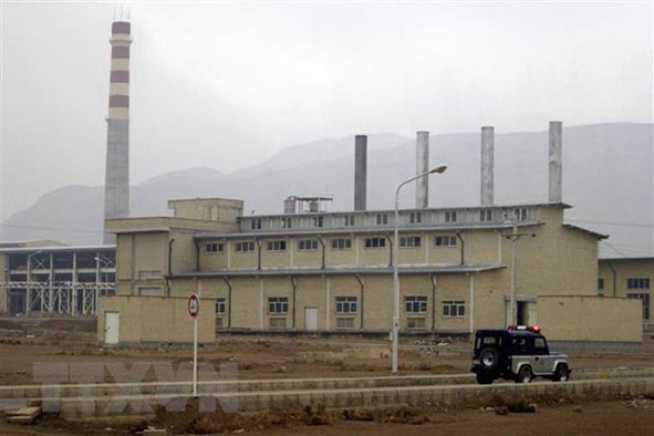 Một cơ sở làm giàu urani tại Isfahan, Iran.