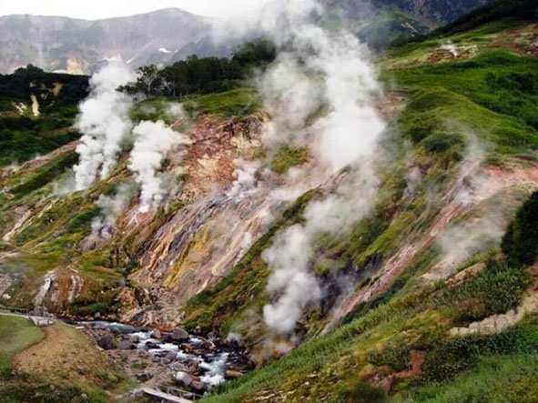 Thung lũng tử thần ở bán đảo Kamchatka, vùng Viễn Đông Nga. (Ảnh: kamchatkaland/WK)
