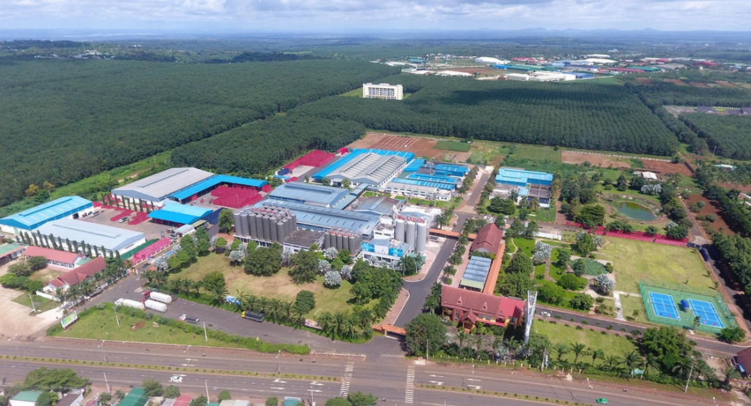 Toàn cảnh Nhà máy bia Sài Gòn - Đắk Lắk.