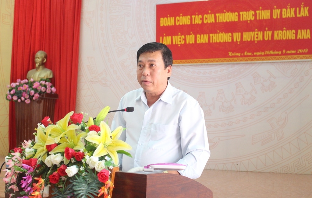 Bí thư Huyện ủy Krông Ana Nguyễn Kính 