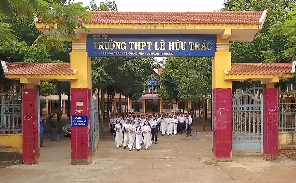 Trường THPT Lê Hữu Trác hôm nay.