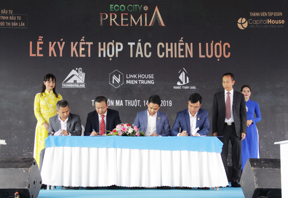 Tập đoàn Capital House ký kết hợp đồng phân phối chính thức Dự án Ecocity Premia với các đại lý